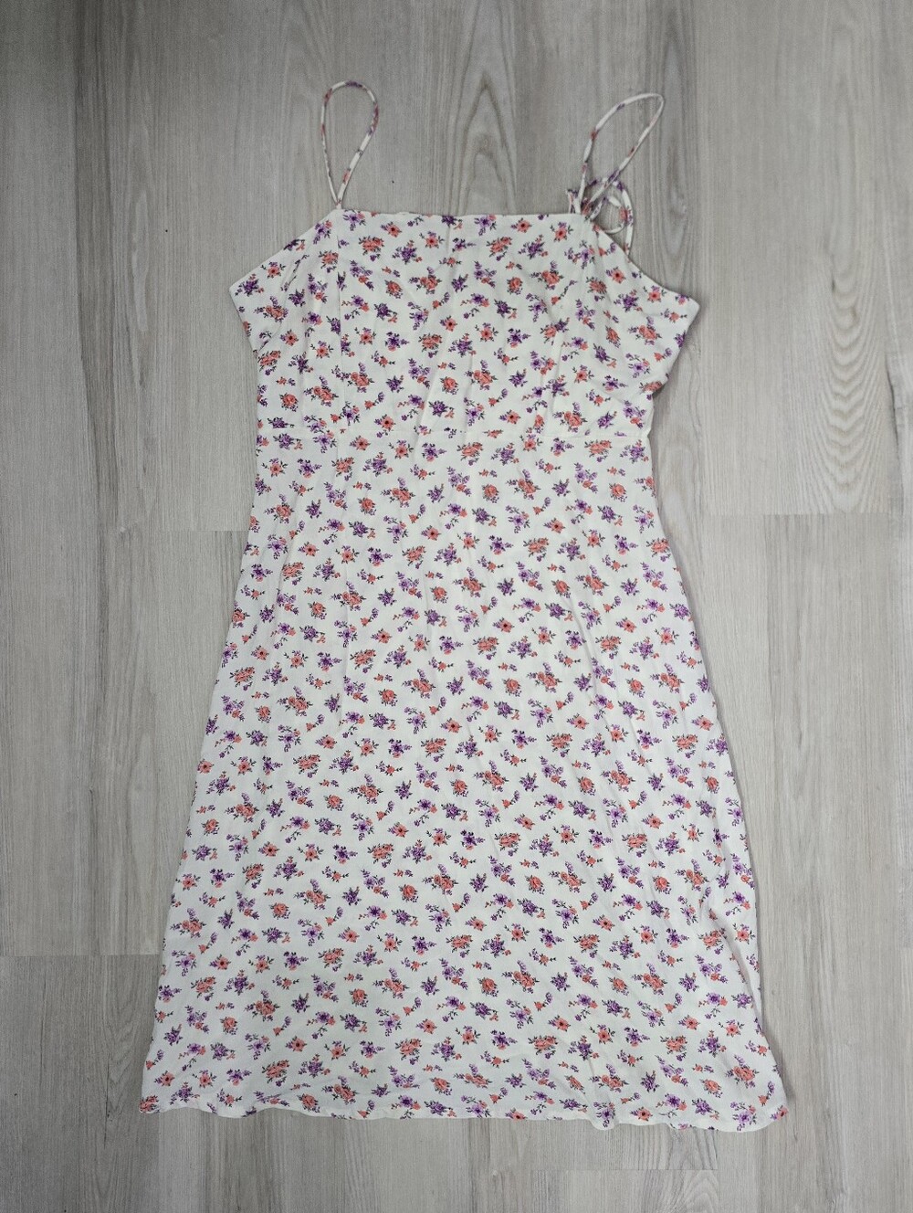 Urban Outfitters Women's Slip Dress Floral Tie Strap Midi Dress Size 8 NWT